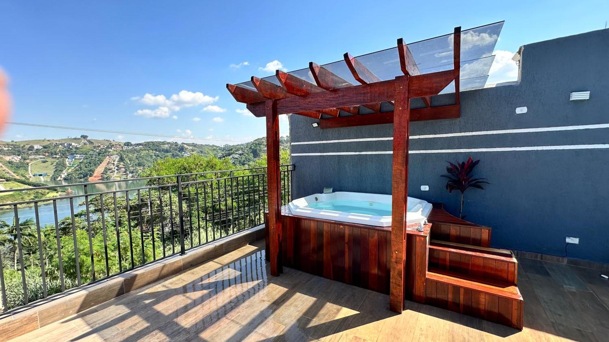 Chacara Gama Em Condominio Igarata-Sp - Jacuzzi Com Hidromassagem, Piscina E Sauna Dış mekan fotoğraf